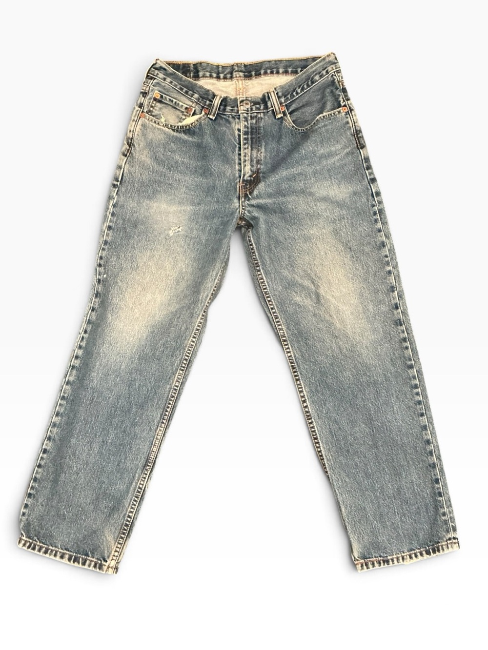 Levi's 550 Light Blue Straight-Leg Men's Jeans Sz 33/30